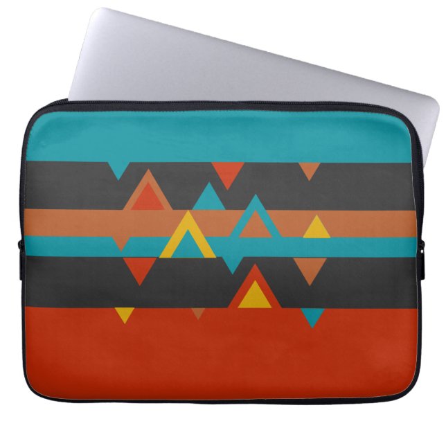 Funda Para Portátil Geométrico del suroeste (Frente)