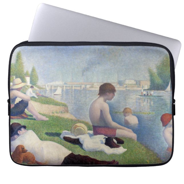 Funda Para Portátil Georges Seurat - Bathers en Asnieres (Frente)