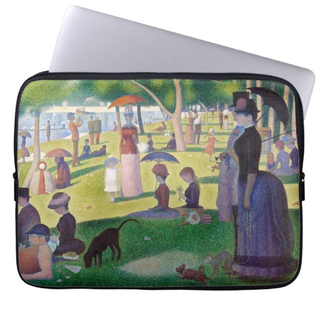 Funda Para Portátil Georges Seurat - Domingo en La Grande Jatte (Frente)