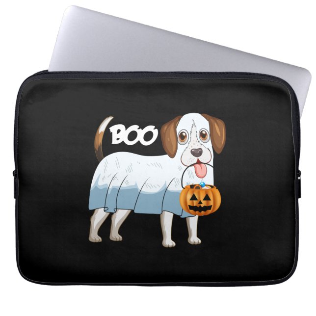 Funda Para Portátil Ghost Beagle Halloween Dog (Frente)