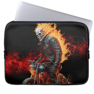 Funda para portátil Ghost Rider Fúnebre Moto en ll