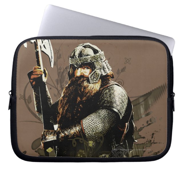 Funda Para Portátil GIMLI™ Con Collage De Vectores Ax (Frente)