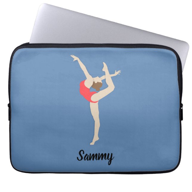 Funda Para Portátil Gimnasia femenina (Frente)