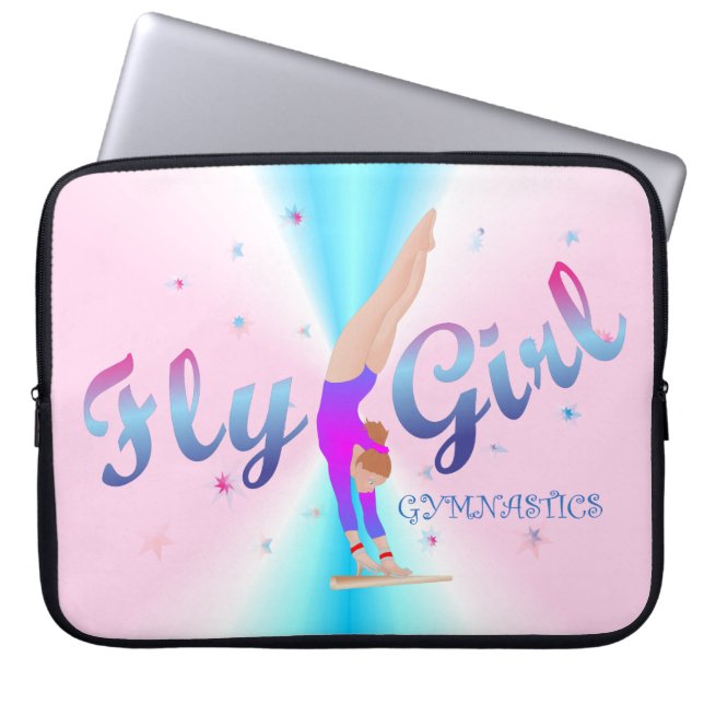 Funda Para Portátil Gimnasia - Manga para portátiles Chica Volado (Frente)