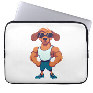 Funda Para Portátil Gimnasio de perro