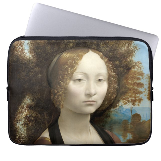 Funda Para Portátil Ginevra de' Benci Leonardo da Vinci (Frente)
