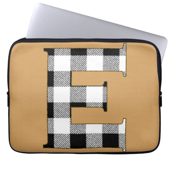 Funda Para Portátil Gingham Check E (Frente)
