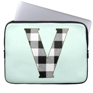 Funda Para Portátil Gingham Check V