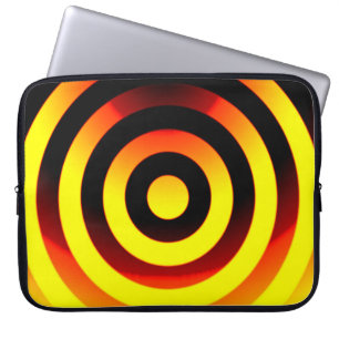 Funda Para Portátil gira el patrón de fondo geométrico en color t