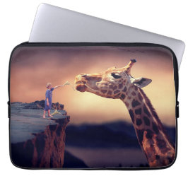 Funda Para Portátil Giraffe and Boy Laptop Sleeve