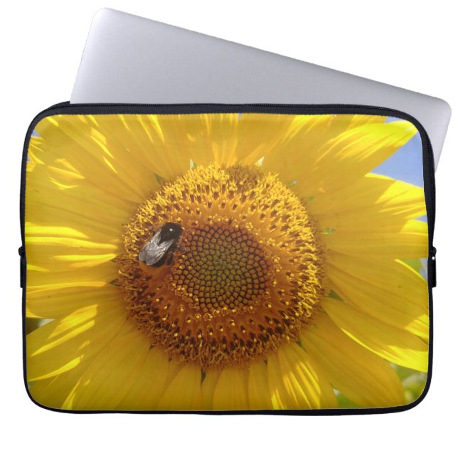 Funda Para Portátil Girasol amarillo (Frente)