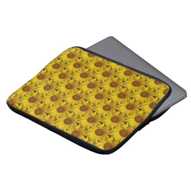 Funda para portátil - Girasoles (Superior anverso)