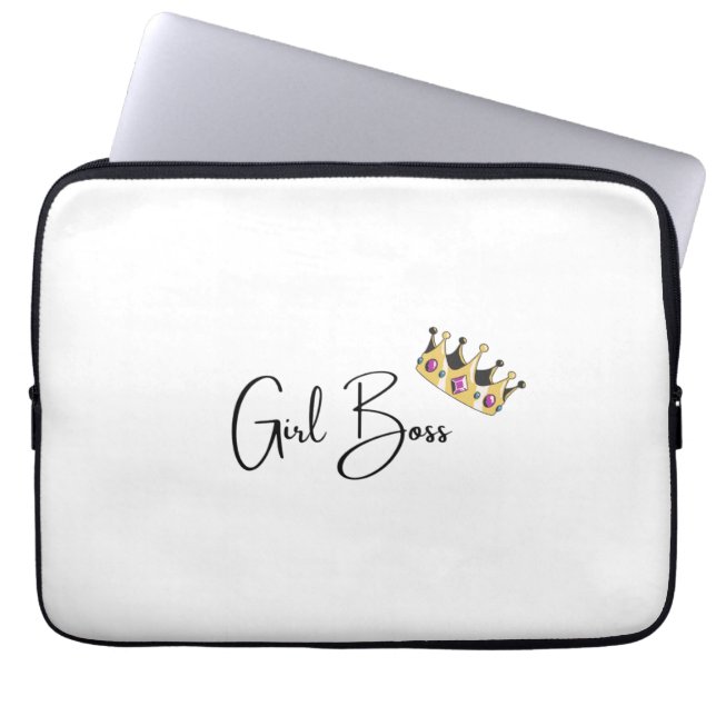 Funda para portátil Girl Boss (Frente)