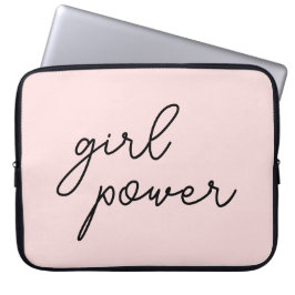 Funda Para Portátil Girl Gang Cute Pink Girl Power Modern Feminist