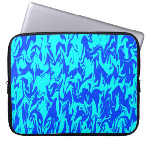 Funda Para Portátil Giro abstracto azul