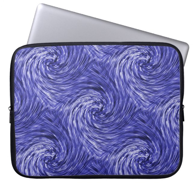 Funda Para Portátil Giros de mezclilla....... (Frente)