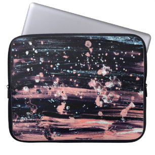 Funda Para Portátil Glamoroso gris oscuro foco de atención