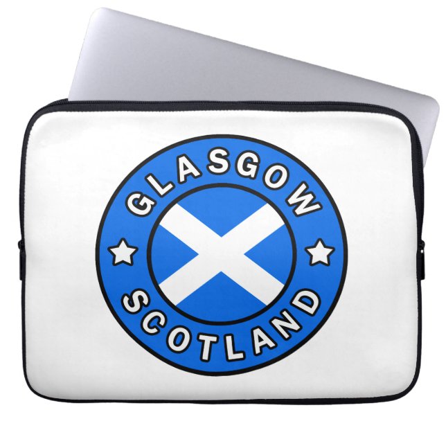 Funda Para Portátil Glasgow Scotland (Frente)