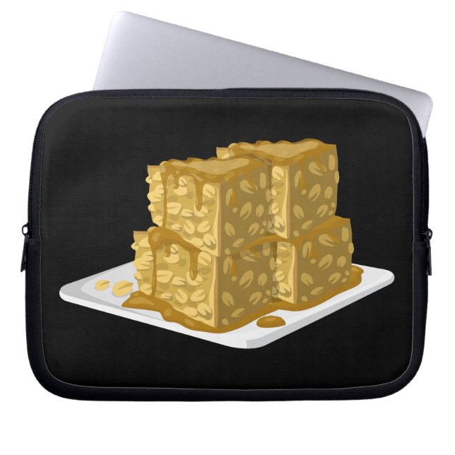 Funda Para Portátil Glitch Food avena (Frente)