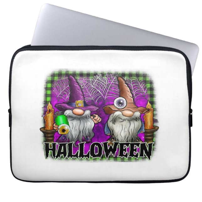 Funda Para Portátil Gnomo de Halloween (Frente)