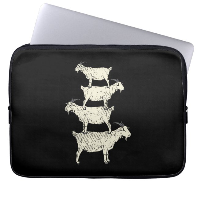 Funda Para Portátil Goat Retro (Frente)