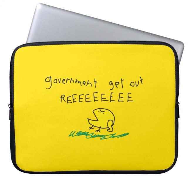 Funda Para Portátil Gobierno saca la bandera REE SNEKRIGHT Gadsden (Frente)