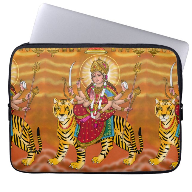 Funda Para Portátil Goddess Durga Laptop Cover (Frente)