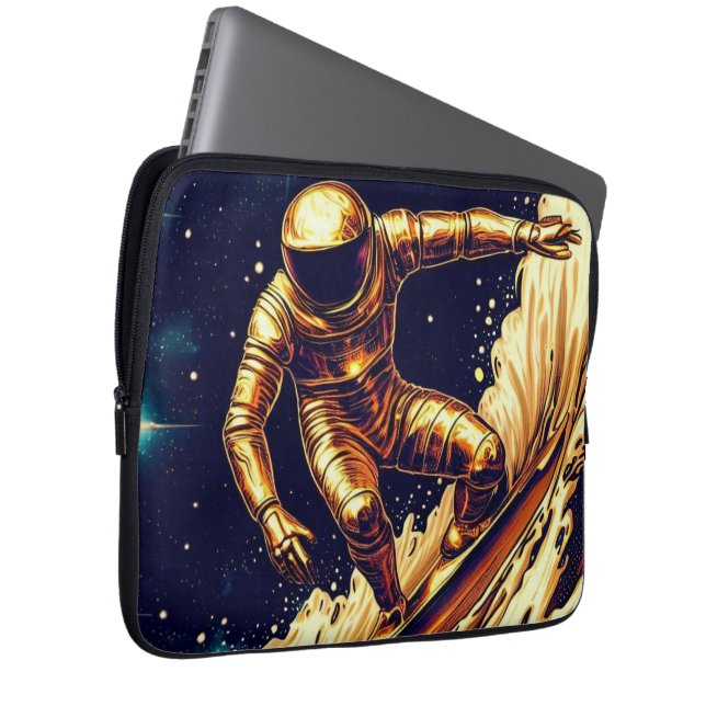 FUNDA PARA PORTÁTIL GOLD ASTRONAUT (Anverso derecho)