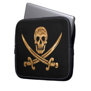 Funda Para Portátil Gold Jolly Roger