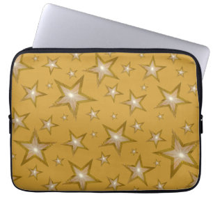 Funda Para Portátil "Gold" Stars neoprene laptop sleeve 13"