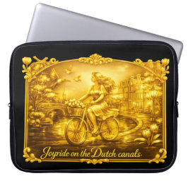 Funda Para Portátil GoldAmsterdam Abstracto Romántico Vintage PaseoCic