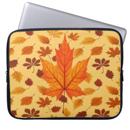 Funda Para Portátil Golden Autumn Leaves