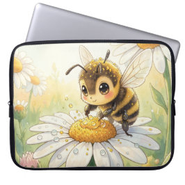 Funda Para Portátil Golden Bumblebee in Bloom Dance