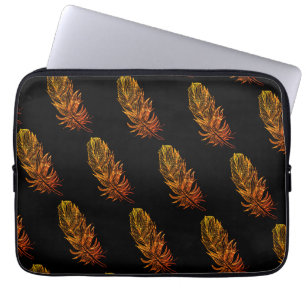 Funda para portátil Golden Feather Art Neoprene de