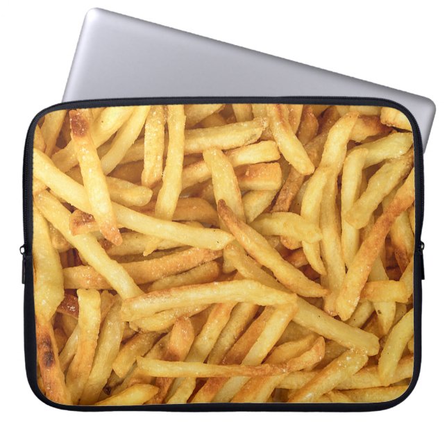 Funda Para Portátil Golden French Fries (Frente)