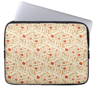 Funda Para Portátil Golden Hour Study | Retro Ogee Floral