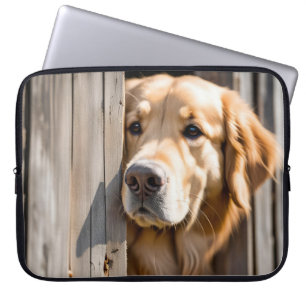 Funda Para Portátil Golden Retriever In Barn Door