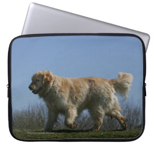 Funda Para Portátil Golden retriever que corre 3