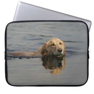 Funda Para Portátil Golden retriever que nada