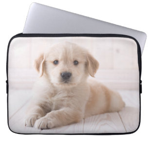 Funda Para Portátil Golden retriever que se acuesta