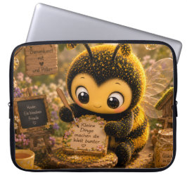 Funda Para Portátil Goldene Hummel im Blütentanz.10