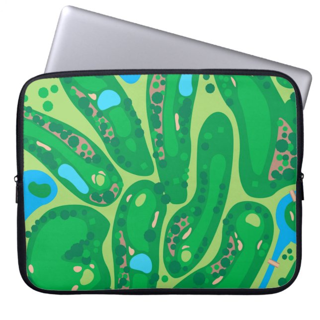 Funda Para Portátil golf par golf green (Frente)