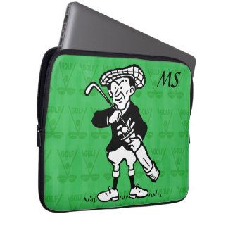 Funda Para Portátil Golf personalizado Monogramado personalizado