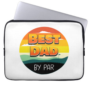 Funda Para Portátil Golfer Dad al mejor papá de Par