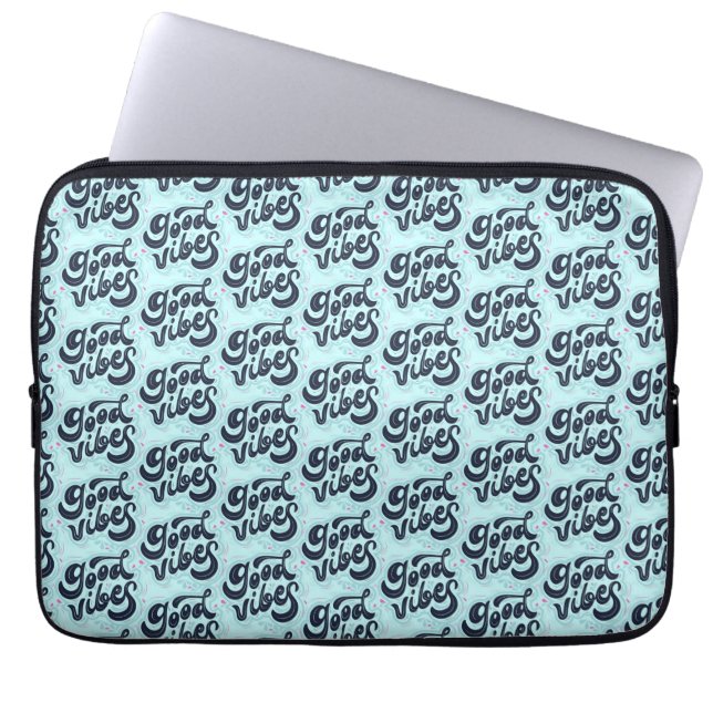 Funda Para Portátil Good Vibes Laptop Sleeve (Frente)