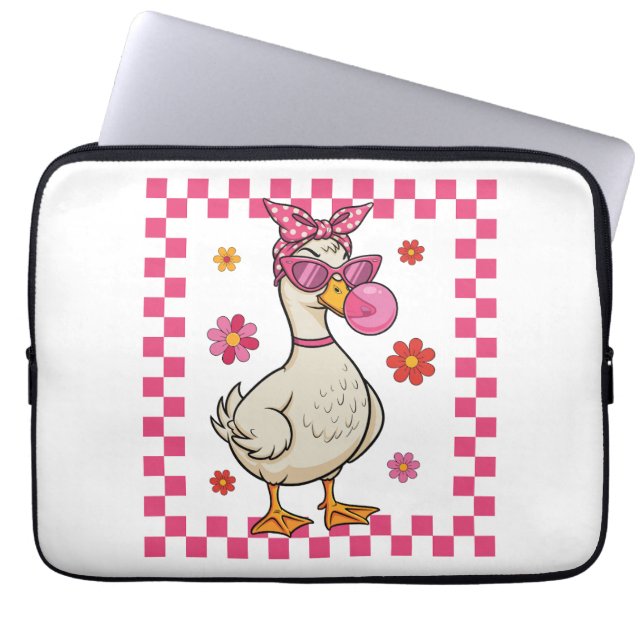 Funda Para Portátil Goose con bubblegum (Frente)