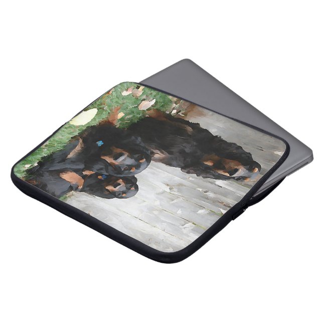 Funda Para Portátil Gordon Setter Generations Laptop Computer Sleeve (Superior anverso)