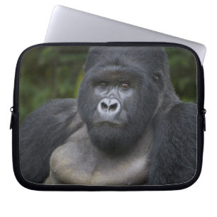 Funda Para Portátil Gorila de montaña y dorso plateado