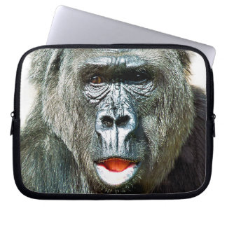FUNDA PARA PORTÁTIL GORILA DIVERTIDO Y BONITO