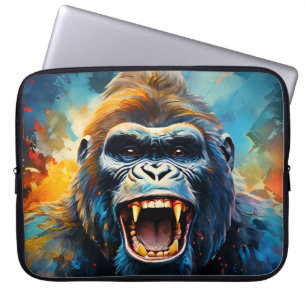 Funda Para Portátil Gorila sonriente